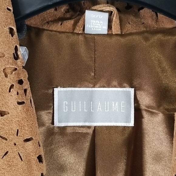 Guillaume Suede Jacket With Pierced Out Collar - Picture 3 of 6